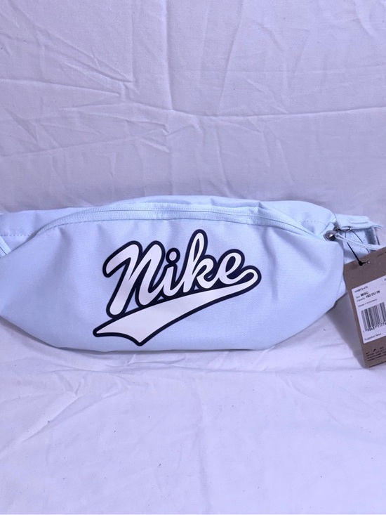 Nike Other - Nike Heritage Retro Pack Waistpack Glacier Blue Script Logo Fanny Pack Bag NWT